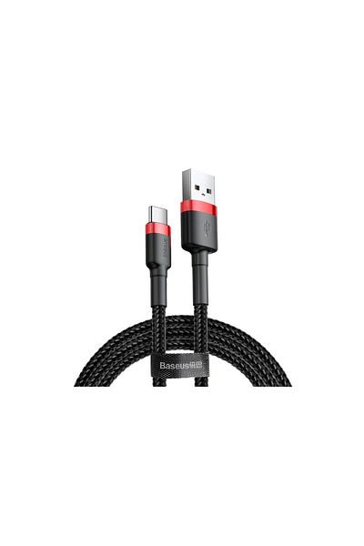 Baseus Cable Type-c Cafule Series, Qc 3.0, 2a, 3m, Black