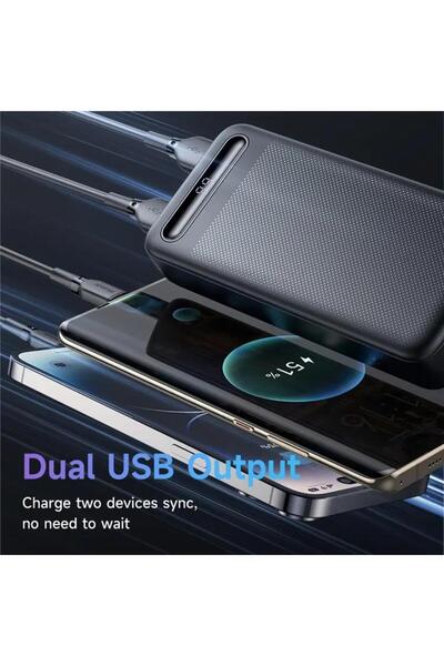 Mcdodo External Battery Star Series Digital Display 20000mAh, 10.5W, Black