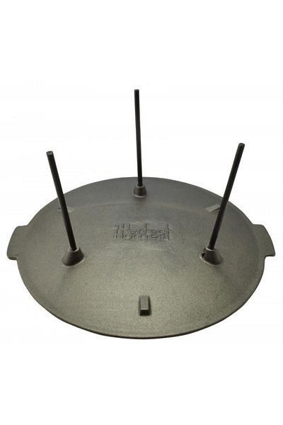 Perfect Home Disc Pentru Gratar, Fonta, Cu Picioare, 45x23 Cm,