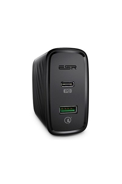 ESR Incarcator Retea Dual Usb Travel Wall Charger Plug Eu 36w Black