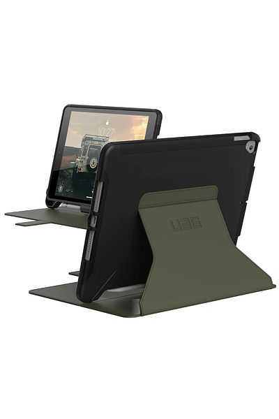 UAG Husa Book Scout Series Ipad 10.2 Inch(7TH, 8TH GEN, 9TH GEN) Black / Olive