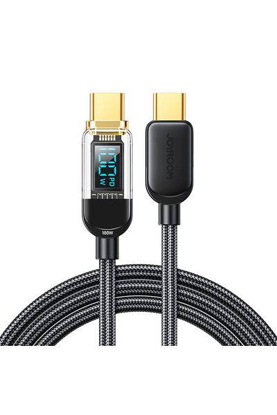 Joyroom Cable Digital Type-C to Type-C Fast Charging, 1.2m Black