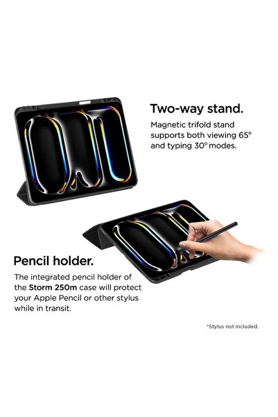 EIGER Husa Storm 250m Stylus iPad Pro 13 (2024) Black