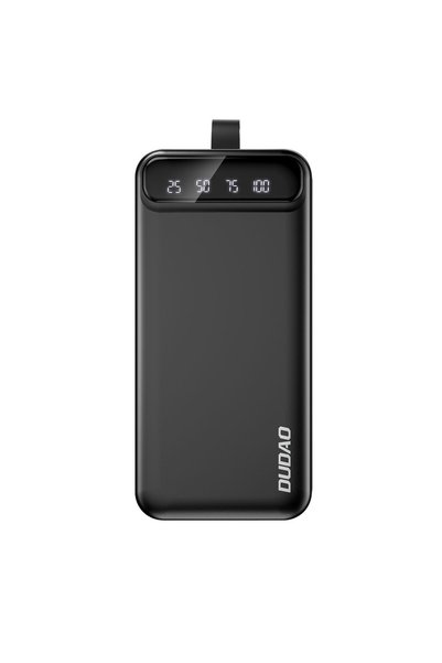 DUDAO Acumulator extern Lanterna incorporata 30000 mAh, 10W, 2x USB, Negru