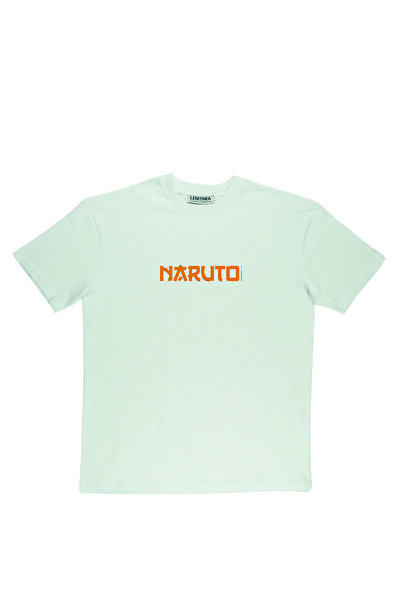 By Caspita Fashion Tricou alb oversize unisex cu imprimeu pe spate Lenithra Naruto Anime