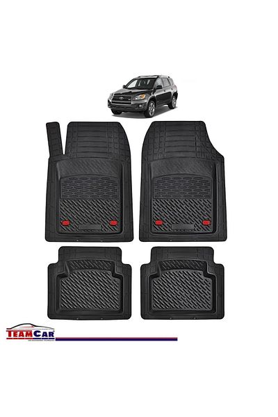 TEAMCAR ® Tray Type Car Mats Compatible Toyota Rav4 (2006–2012)