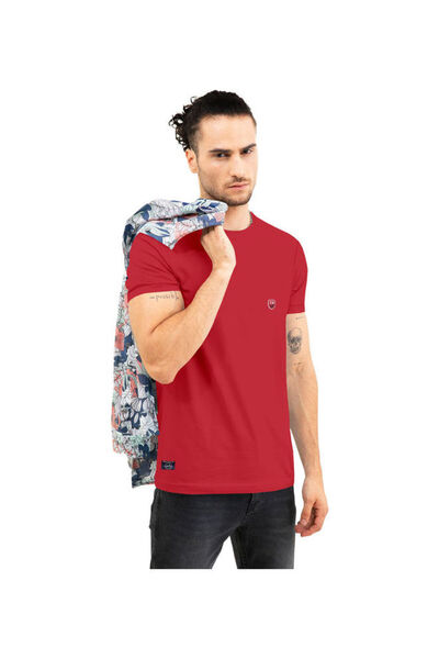 COLOR HUNT Stretch Cotton Mens Crew Neck T- Shirt with Treding Prints