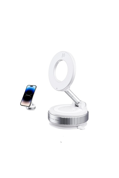 REDz Accessories Suport auto magnetic cu ventuză puternică, rotație 360°, Mag...