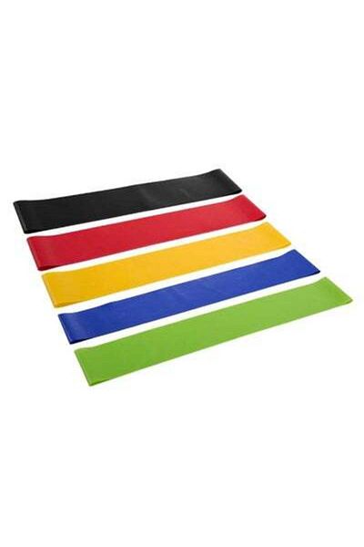 HALAMODO 5-Piece Yoga Exercise Band Set With Storage Bag