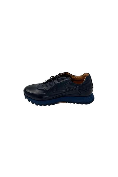 CLASS WOOD 3003 Classic Stylish Leather Shoes Navy Blue