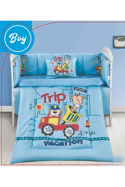 NAJMA 5-piece summer crib bumper pad to give your child comfort