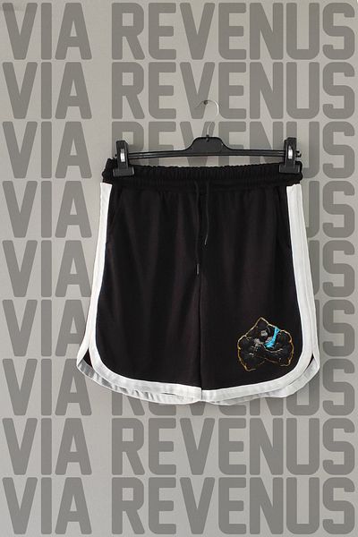 Vordevia Αθλητικό σορτς προπόνησης με στάμπα Gorilla Gym με λεπτομέρεια