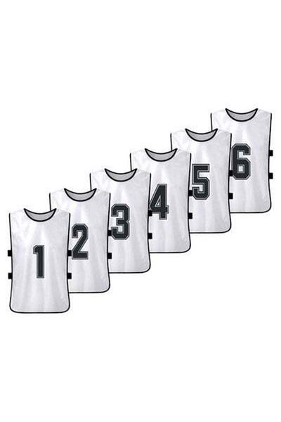 HALAMODO 6-Piece Quick Drying Scrimmage Practice Vest Set 32 x 55cm
