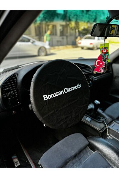 BORUSAN OTOMOTİV logolu oto servis direksiyon kılıfı