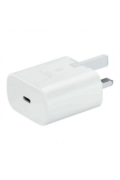 Generic 25W Fast Charging Wall Charger with Type-C Cable White