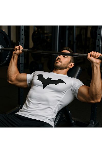 Joynest BatMan-White T-shirt - L