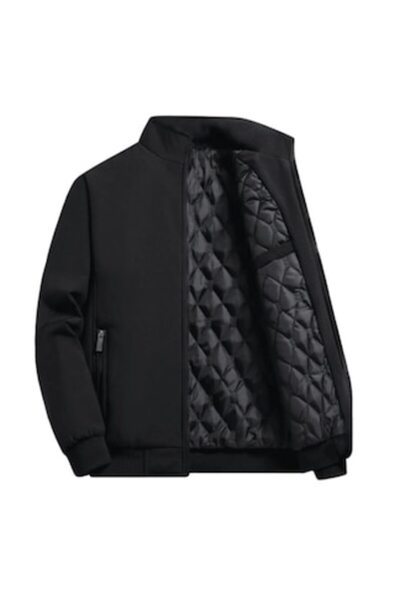 The Casius. Men's Quilted Jacket, Thermal Lined, Size S, Color Black, The Casius®