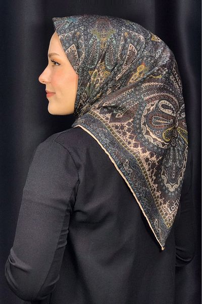 locella Women's Colorful Ethnic Patterned Soft Cotton Scarf
