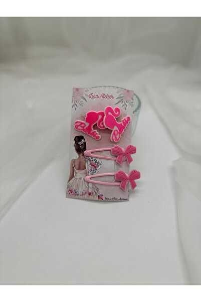 LİNA ATELIER Barbie Mini Set Çocuk Toka 04