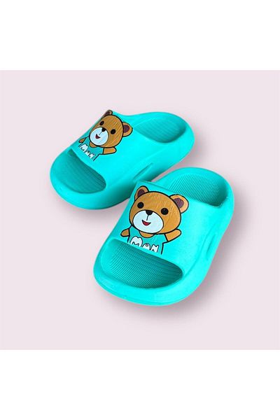 İpek Silk Duck Colorful Soft Soft Printed Beach Pool Daily Slippers