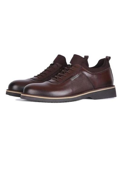 Pierre Cardin 63603 Αποκλειστικά Ανδρικά Αθλητικά Δερμάτινα Παπούτσια Καφέ