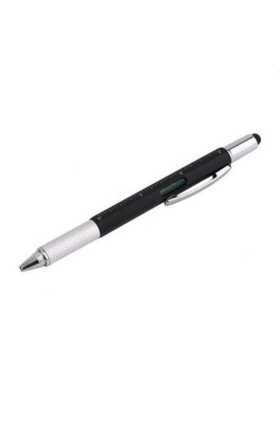 OEM 6 in 1 Multifunctional Pen Ruler, 2 Screwdrivers, Touchscreen Pen, Spirit Level