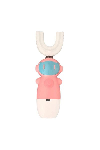 SIKS Electric Toothbrush For Children/babies, 3-12 Years, Aaa Battery, Pink Model