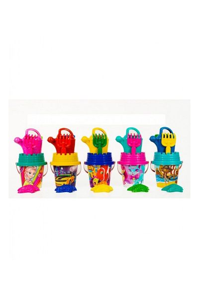 GÜVEN Toy Sea with Accessories - Beach Sand Bucket Sand Bucket Play Set 1 Piece Large Size