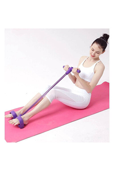 OEM Multifunctional elastic band for toning arms/abdomen/chest/legs Purple/Mauve