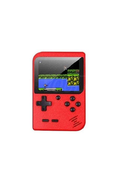 SIKS ® tetris game 400 games, retro, portable console, red