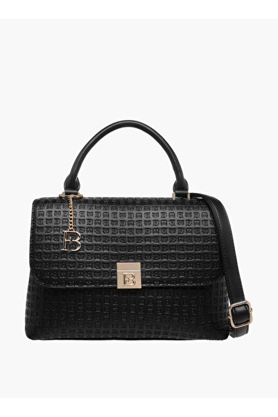 Flora Bella by Shoexpress حقيبة نسائية منقوش عليها شعار الشركة مع قفل قابل لل...