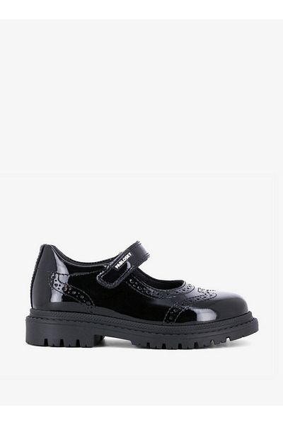 Pablosky Girls' Solid Mary Jane Shoes with Hook and Loop Closure