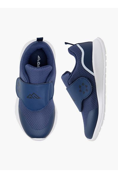 Oaklan by Shoexpress Boys Logo Detail Sports Shoes with Hook and Loop Closure
