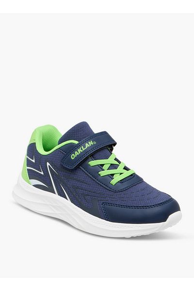 Oaklan by Shoexpress Boys Panelled Sports Shoes with Hook and Loop Closure