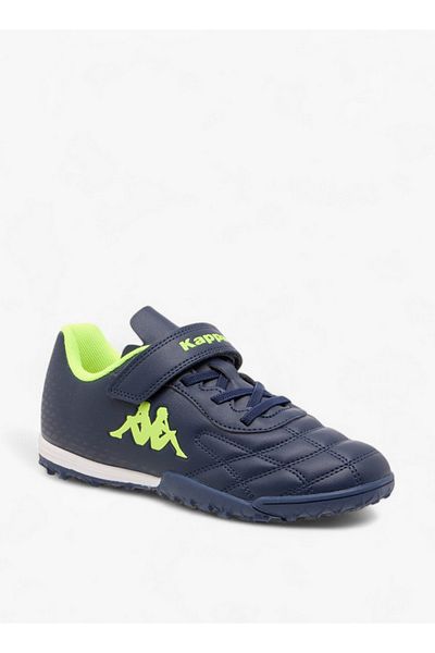 Kappa Boys' Quilted Football Shoes with Hook and Loop Closure