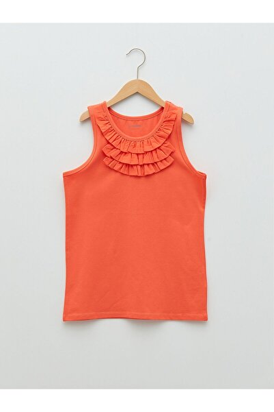 LC Waikiki Rowerowy kołnierzyk Basic Dziewczęcy podkoszulek sportowy