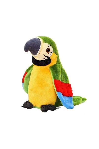 SIKS Talking SIKS® parrot, 20 cm, plush, green