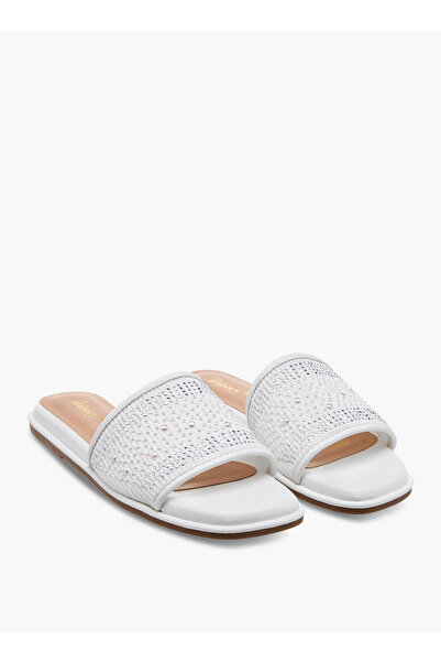Little Missy Girls Embellished Slip-On Flat Sandals