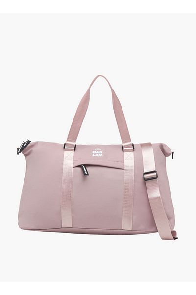 Oaklan by Shoexpress Women's Solid Duffle Bag with Double Handles and Zip Closure