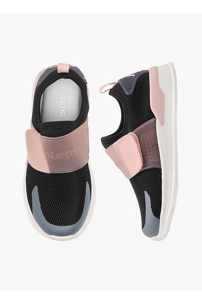 Kappa Girls' Logo Detail Sports Shoes with Hook and Loop Closure