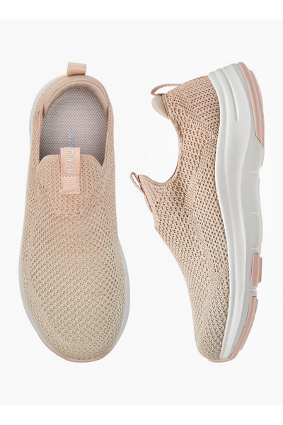 Dash Women's Textured Slip-on Sneakers with Pull Tab