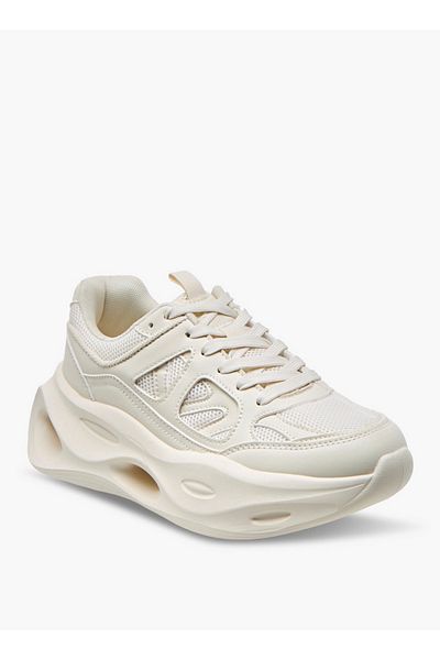 Missy Women's Panelled Sneakers with Lace-Up Closure