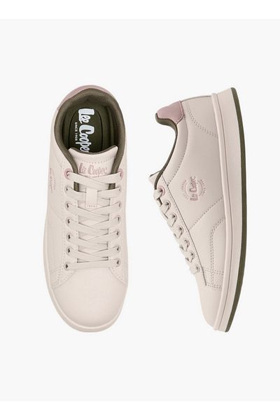 Lee Cooper حذاء رياضي برباط وطبعة شعار للنساء