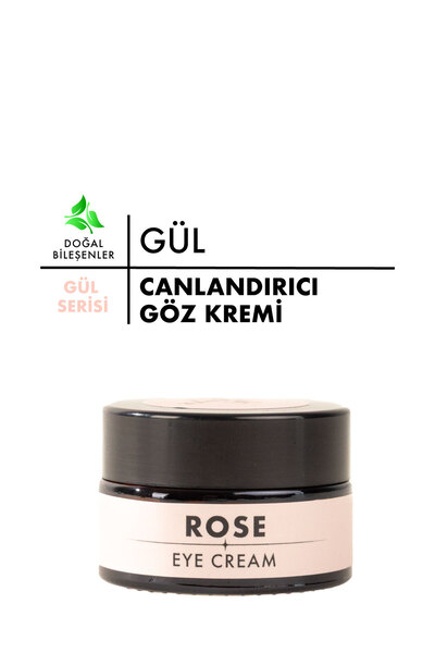 Polente Natural Gül Göz Kremi - Canlandırıcı Göz Kremi (20 ML)