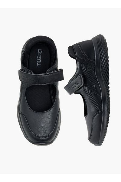 Kappa Girls' Panelled Mary Jane School Shoes with Hook and Loop Closure