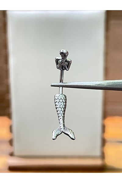 Rupen Kraft 316 L Surgical Steel Mermaid Model Belly Piercing