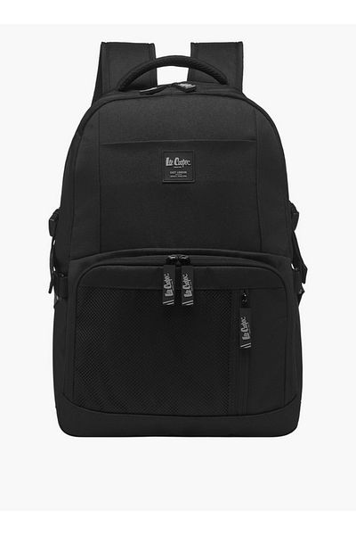 Lee Cooper Boys Panelled School Backpack with Zip Closure and Adjustable Strap - 32x14x46 cm