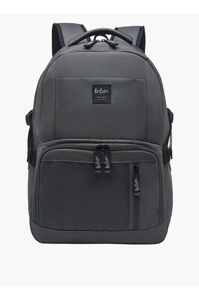 Lee Cooper Boys Panelled School Backpack with Zip Closure and Adjustable Strap - 32x14x46 cm