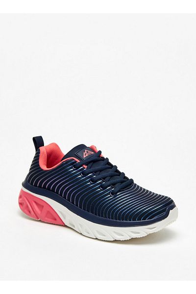 Oaklan by Shoexpress Women's Striped Slip-On Sports Shoes