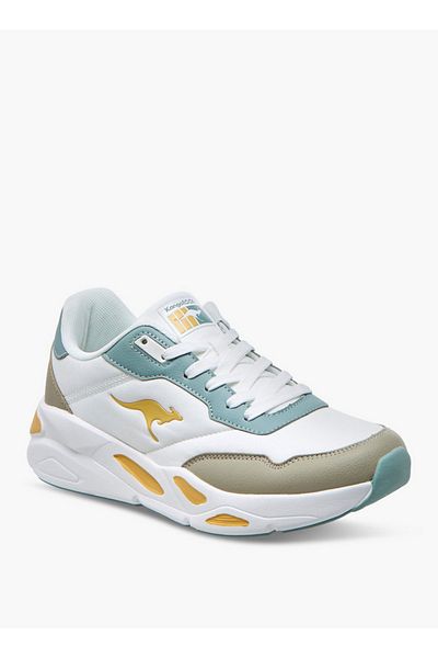 Kangaroos Women's Colourblock Sports Shoes with Lace-Up Closure
